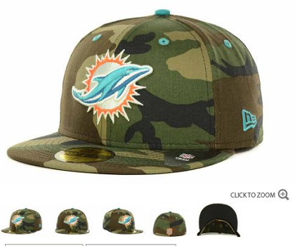 Miami Dolphins NFL Fitted Hat 60d